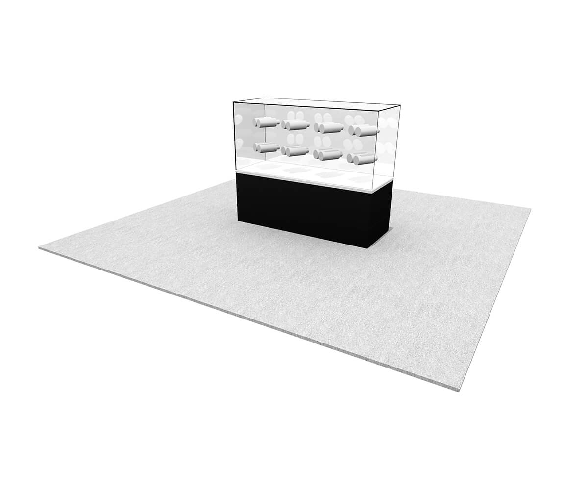 Retail Glass Display Case l Design Elements l Exhibit People