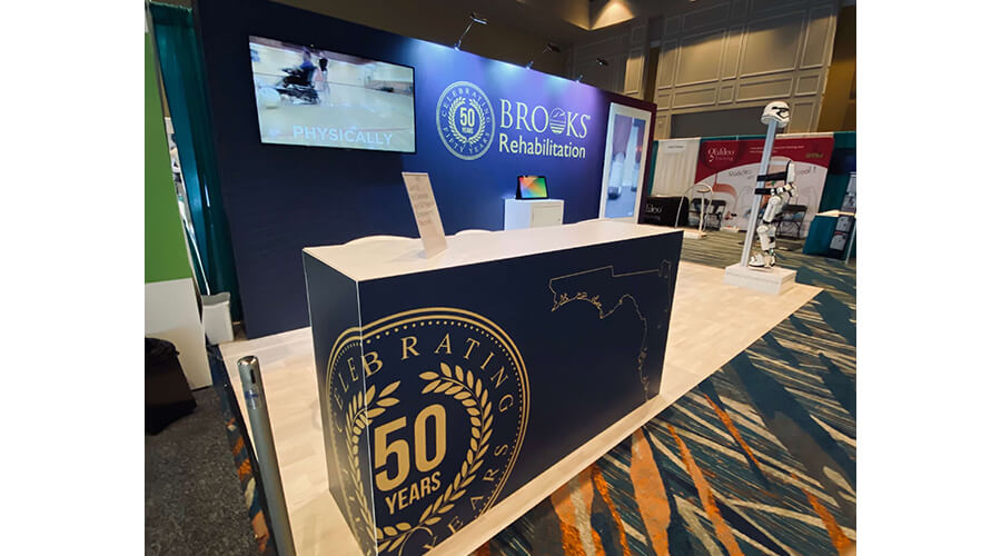 Trade Show Exhibit Rental – Brooks Rehab