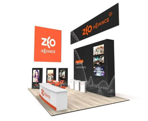 Smart Furniture Rental for a Well Dressed Booth.