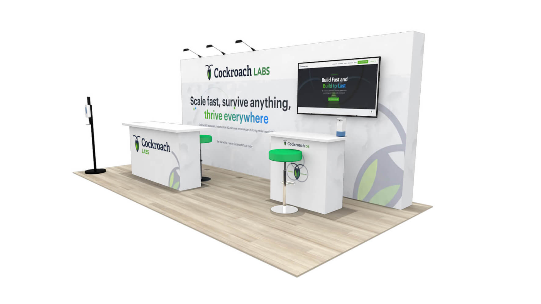 What makes a super great 10 x 20 trade show rental booth?